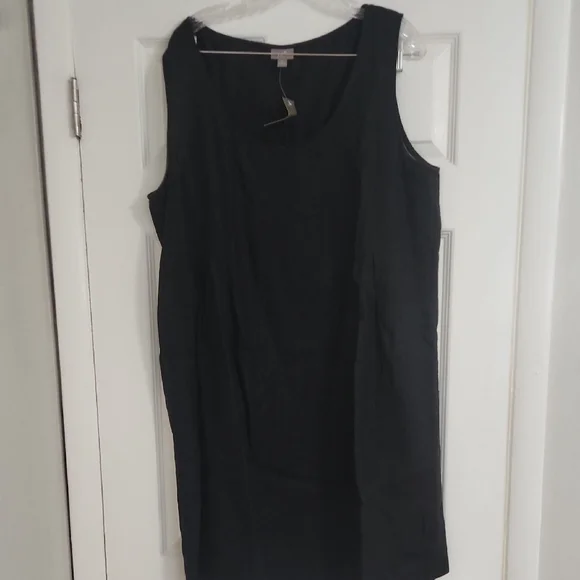 J. Jill Black Sleeveless Dress - Picture 1 of 3